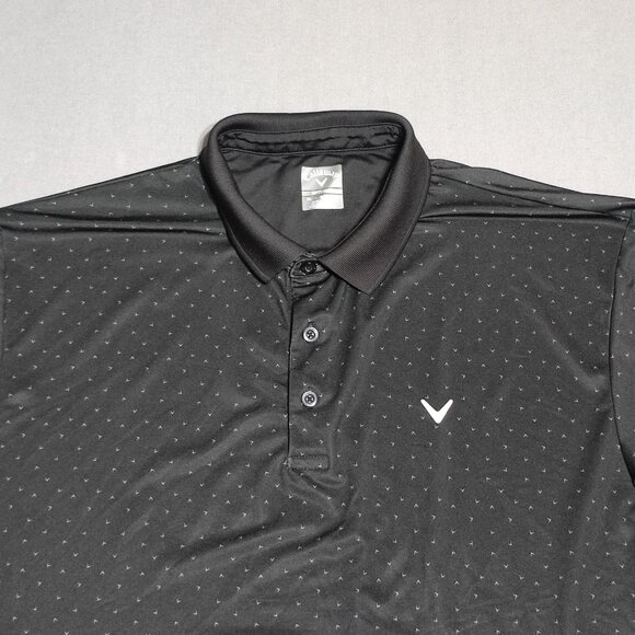 Callaway Golf polo shirt men's size XL dark grey colour Opti-Dri Active Wear - Picture 2 of 9